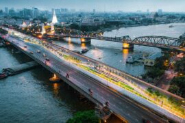 Chao Phraya Sky Park: From abandoned railway infrastructure to pedestrian bridge