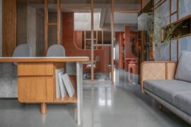 Walking the line between office and gallery