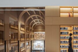 Zikawei Library by Wutopia Lab draws inspiration from Chinese trousseau box