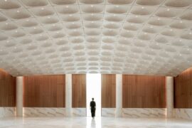 This new embassy “softens the boundaries between formality and warmth”