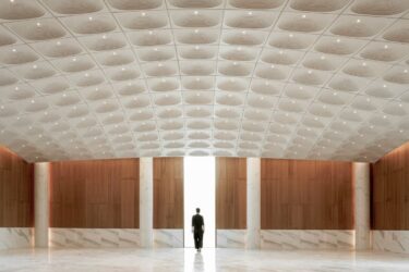 This new embassy “softens the boundaries between formality and warmth”