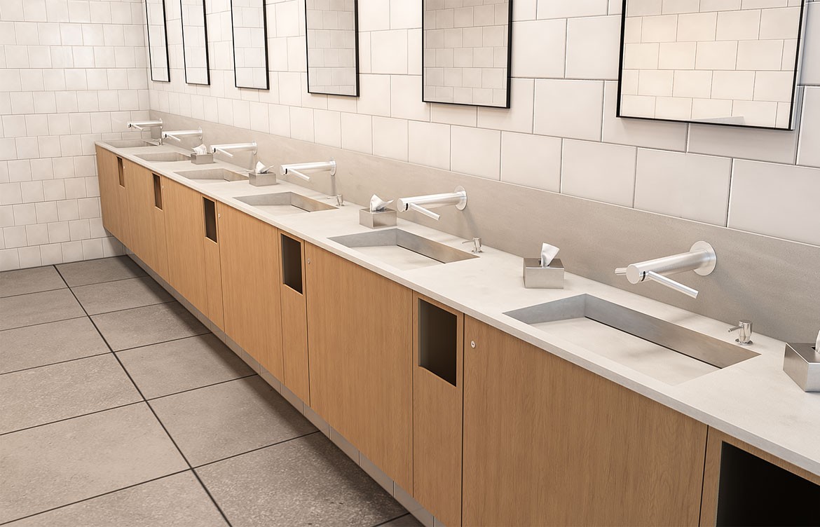 New Corian Multi-basin Washplane 1